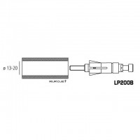 Adaptér RIZOMA pro Proguard system ochranné páčky nebo zrcátka, univerzální 13-20mm